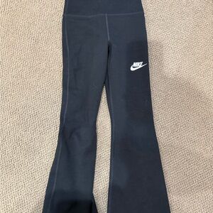Nike Kids Flared Black Leggings